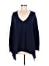 BCBGMAXAZRIA Blue Purple Long Sleeve Top Size M - photo 1