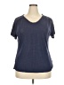Modern Canvas Blue Short Sleeve T-Shirt Size XXL - photo 1