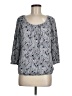 MICHAEL Michael Kors Gray 3/4 Sleeve Blouse Size M - photo 1