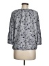 MICHAEL Michael Kors Gray 3/4 Sleeve Blouse Size M - photo 2