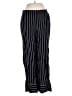 Ann Taylor LOFT 100% Rayon Stripes Black Casual Pants Size M - photo 1