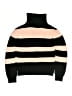 Chillipop 100% Acrylic Stripes Black Turtleneck Sweater Size 10 - 12 - photo 2