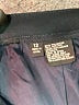 Kasper A.S.L. 100% Polyester Solid Blue Black Formal Skirt Size 12 - photo 4