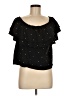 Designers Remix Charlotte Eskildsen Black Short Sleeve Top Size EU 38 / US 8 - photo 1