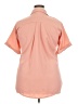 Unbranded 100% Polyester Orange Short Sleeve Blouse Size XXL - photo 2