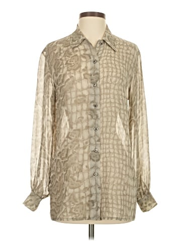 Escada by Margaretha Ley Long Sleeve Blouse (view 1)