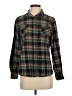 CQR Plaid Green Long Sleeve Button-Down Shirt Size S - photo 1