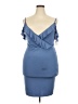 Charlotte Russe Blue Cocktail Dress Size 2X - photo 1