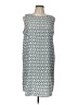 Halogen 100% Polyester Tweed Gray Casual Dress Size L - photo 1