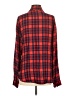 Splendid 100% Rayon Plaid Red Long Sleeve Button-Down Shirt Size S - photo 2