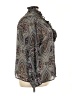 Madison Michelle 100% Polyester Paisley Gray Long Sleeve Blouse Size 3X - photo 4