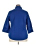 Assorted Brands Blue 3/4 Sleeve Button-Down Shirt Size XXL - photo 2