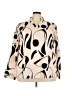 Unbranded 100% Polyester Print Ivory 3/4 Sleeve Blouse Size 4X - photo 1