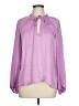 1.State 100% Polyester Purple Long Sleeve Blouse Size L - photo 1