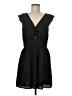 BCBGeneration 100% Polyester Solid Black Casual Dress Size 8 - photo 1