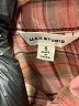 Max Studio 100% Cotton Plaid Brown 3/4 Sleeve Blouse Size S - photo 7