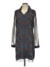 CAbi 100% Polyester Paisley Blue Cocktail Dress Size S - photo 1