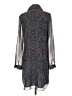 CAbi 100% Polyester Paisley Blue Cocktail Dress Size S - photo 2