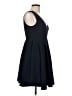 Sandro 100% Polyester Solid Black Casual Dress Size EU (FR) 44 / US 12 - photo 4