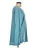 Quinee Teal Long Sleeve Top Size L - photo 4