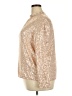 Grace Karin Metallic Gold Long Sleeve Blouse Size 2X - photo 5