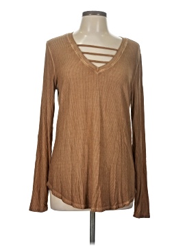 White Crow Long Sleeve Henley