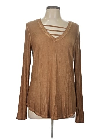 White Crow Long Sleeve Henley (view 1)