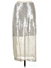 J.Crew Collection Metallic Silver Formal Skirt Size 8 - photo 1