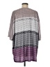 Unbranded Multi Color Gray 3/4 Sleeve Top Size 6 - photo 2