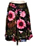 Etcetera Floral Black Casual Skirt Size 0 - photo 1