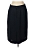 Kasper A.S.L. 100% Polyester Solid Blue Black Formal Skirt Size 12 - photo 1