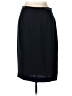 Kasper A.S.L. 100% Polyester Solid Blue Black Formal Skirt Size 12 - photo 2