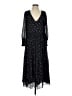 Madewell 100% Polyester Paisley Black Casual Dress Size XXS - photo 1