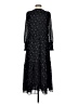 Madewell 100% Polyester Paisley Black Casual Dress Size XXS - photo 2