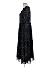 Madewell 100% Polyester Paisley Black Casual Dress Size XXS - photo 5