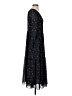 Madewell 100% Polyester Paisley Black Casual Dress Size XXS - photo 4