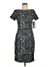 JS Collections 100% Polyester Paisley Gray Casual Dress Size 6 - photo 1