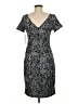 JS Collections 100% Polyester Paisley Gray Casual Dress Size 6 - photo 2