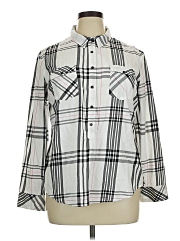 Cato Long Sleeve Button-Down Shirt (view 1)