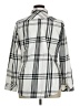 Cato 100% Cotton Plaid Silver Long Sleeve Button-Down Shirt Size XL - photo 2