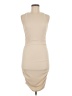 Unbranded Solid Tan Cocktail Dress Size M - photo 1
