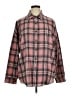 Fantaslook 100% Polyester Plaid Red Long Sleeve Blouse Size XL - photo 1