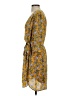 DR2 100% Polyester Print Yellow Casual Dress Size S - photo 5