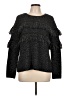 Mud Pie Tweed Black Pullover Sweater Size L - photo 1