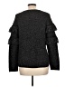 Mud Pie Tweed Black Pullover Sweater Size L - photo 2