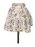 Blue Rain 100% Polyester Floral White Casual Skirt Size S - photo 1