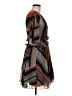Saylor 100% Polyester Print Brown Cocktail Dress Size M - photo 4