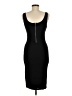 Popular Basics Solid Black Cocktail Dress Size M - photo 2