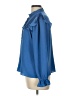 CeCe Blue Long Sleeve Blouse Size L - photo 5