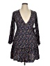 Numph Print Blue Casual Dress Size 34 waist - photo 1
